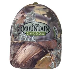 King's Mountain Shadow Strapback Baseball Cap Multicolor One Size Embroidered